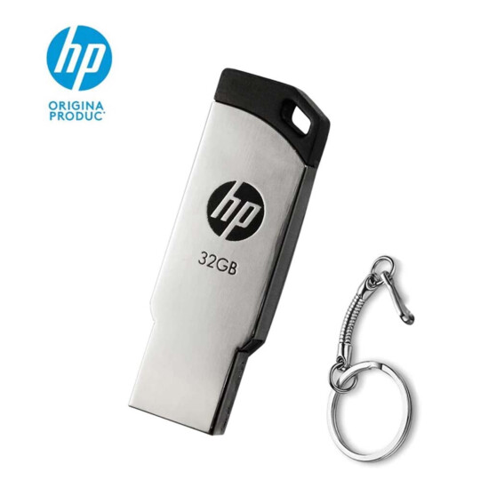 Pen Drive HP 32GB USB 2.0 Metálico - V236W 