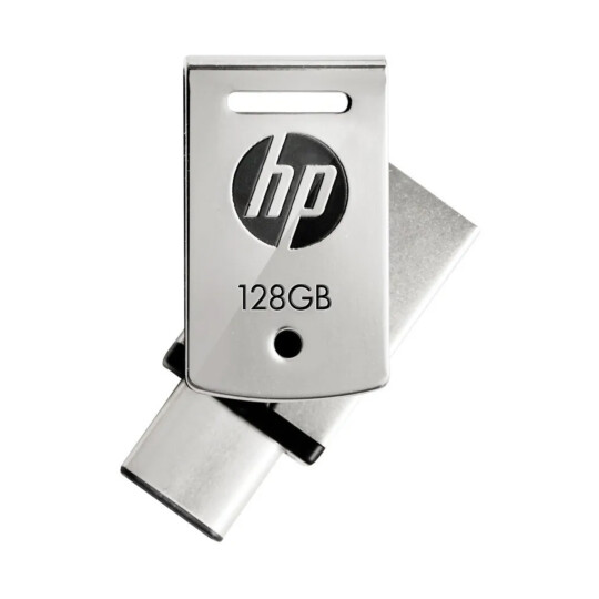 Pen Drive Tipo C 3.1 HP 128GB + Usb A - X5000W