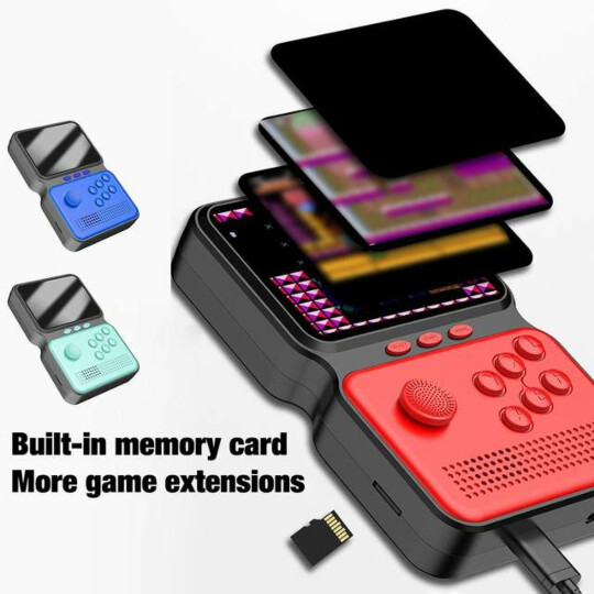 Mini Video Game Portátil Com 2000 Jogos 8GB Rêtro Arcade