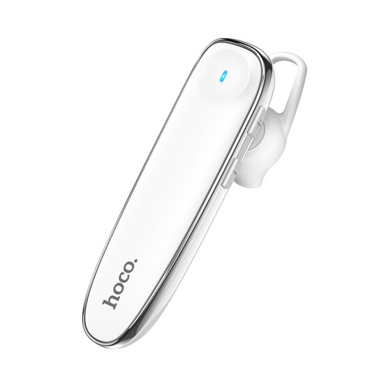 Fone de Ouvido Bluetooth 4.2 Headset Unilateral Branco com microfone Hoco - E29