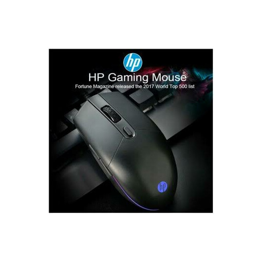 Mouse Gamer Usb com Led RGB 6400 dpi HP - M260 Preto