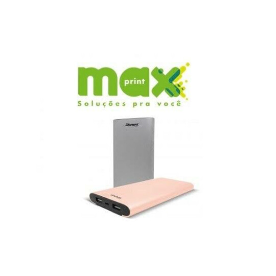 Power Bank Maxprint Dual Gold 7000mah com 2 Portas Usb Pink - 6012178