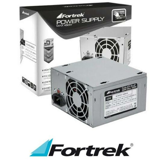 Fonte ATX 200W Reais Fortrek com caixa 20+4P - 62849