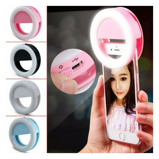 Mini Ring Light de Selfie Portátil para Celular - RG-901
