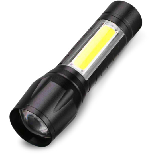 Lanterna LED Recarregável XPE USB Portátil Luatek - LT-409