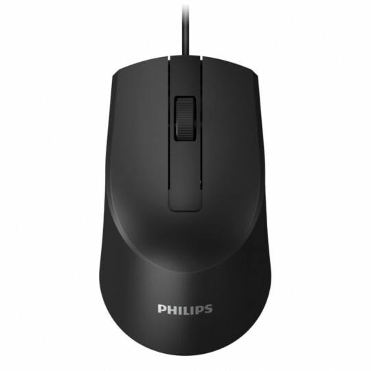 Mouse Com Fio USB Óptico 1000DPI Philips - M104 / SPK7104