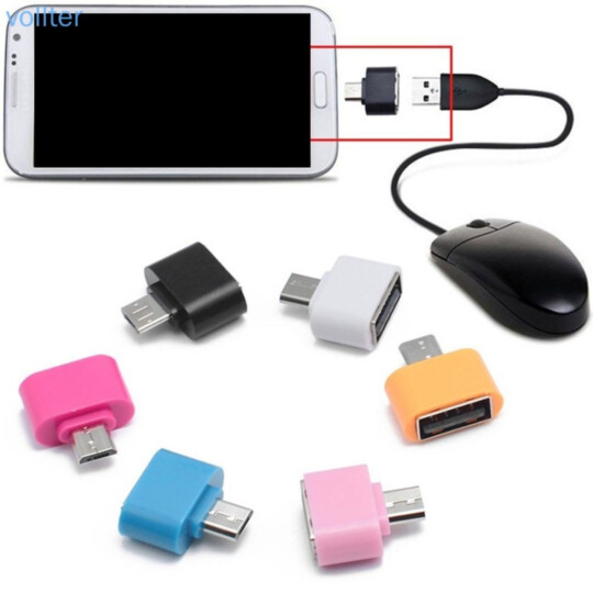 Adaptador OTG Type-C Macho para USB Fêmea Controle de Dispositivos Verde - ZJT-C-OTG/B