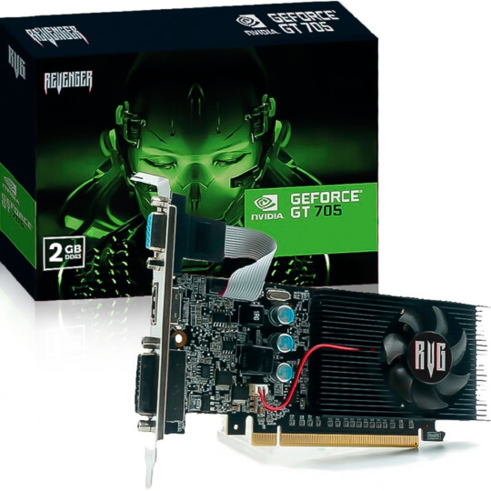Placa de Video GT705 Nvidia GeForce 2GB DDR3 REVENGER - GT705/2G