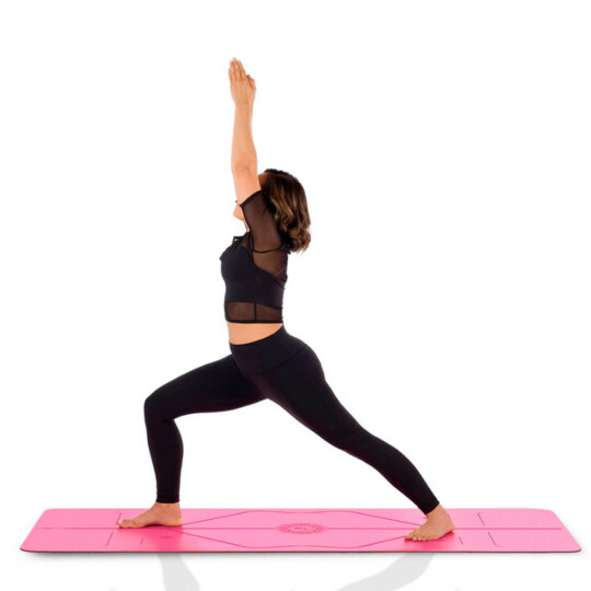 Tapete para Yoga Tatame Esteira e Exercícios Rosa