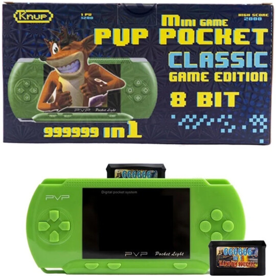 Mini Game Retrô Pocket Classic PVP Knup - KP-GM004