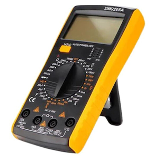 Multímetro Digital DT-9205A com Capacimetro e Bateria Beep Profissional 03952 - XT-DM9205A