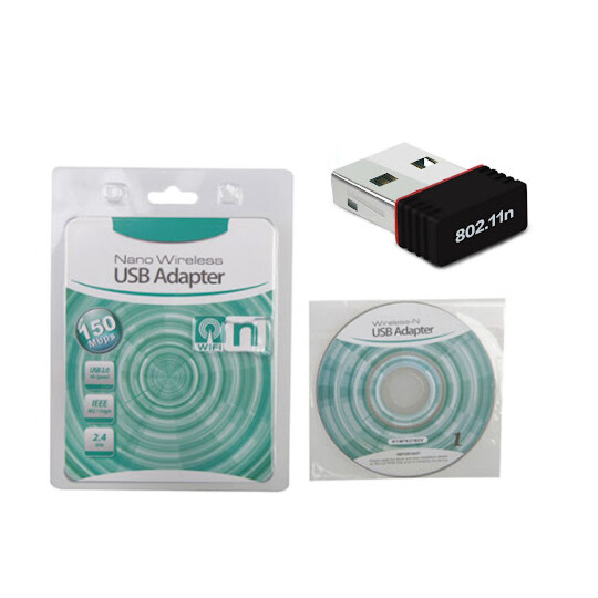 Adaptador Wireless USB Wifi Nano Rede Sem Fio 150mbps - 20481