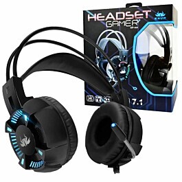 Headset Gamer 7.1 com Microfone e LED KP-464 | Mirão