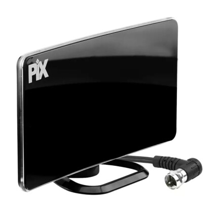 Antena Interna Curva Black Piano - Plug 90 Graus Chipsce - 008-9502
