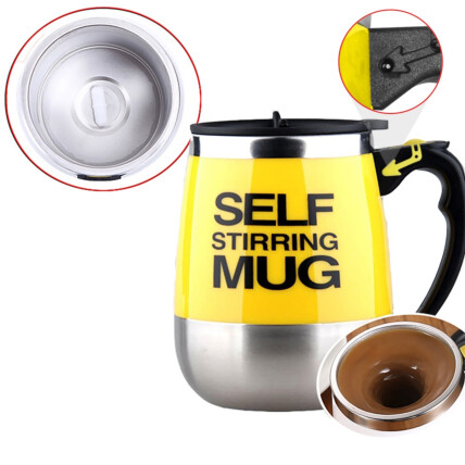Caneca Mixer Recarregável Hélice em Capsula Magnético 350ml com Custumização Disponível 04020 - U-1711-CD