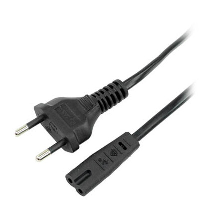 Cabo de Força Tipo 8 para Rádio, TV's, Ps2, Ps3 1,5 Metros Chipsce - 018-0184