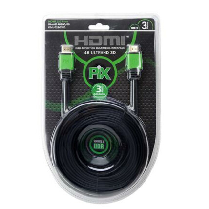 Cabo Hdmi Plus com Filtro 2.0 4k Hdr 19p 3 Metros Chipsce - 018-0320