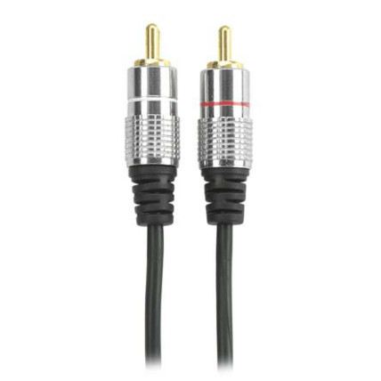 Cabo de Áudio Fitz 2RCA + 2RCA Plug Metal 5 metros Chipsce - 018-0742