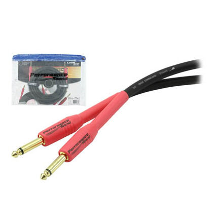 Cabo P10 Mono Premium - P10+P10 10 Metros Vermelho Chipsce - 018-1009