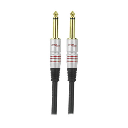 Cabo P10 Elegance -P10+P10 Mono 3M - Gold Chipsce - 018-8031