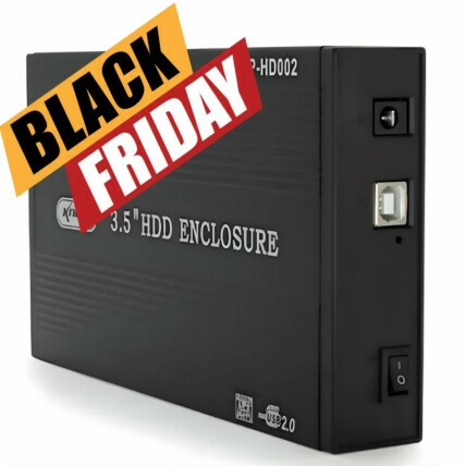 Case para HD Externo 3.5 SATA PC USB 2.0 KNUP - KP-HD002