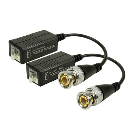 Adaptador Balun - Kit 2 Peças Transmissor Canal Passivo - Hd Hibrido - 062-9870