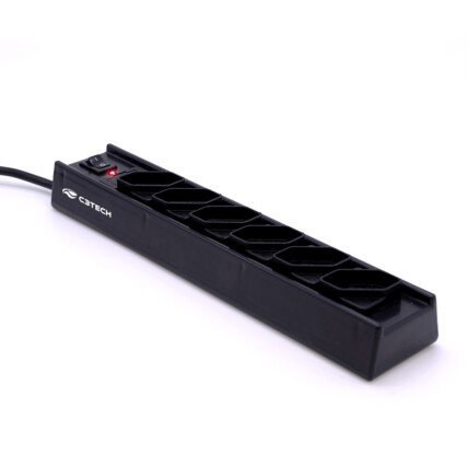 Filtro de Linha Bivolt com 6 Tomadas C3Tech - FL-61BK