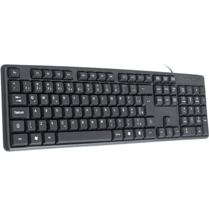 Teclado Standard K-Mex Usb Padrão ABNT2 Preto - KB-3728