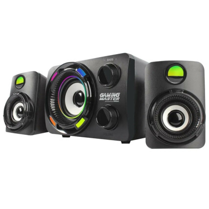 Caixa de Som Subwoofer Gamer K-mex 9.9w com Led Multicolor - SS-9800