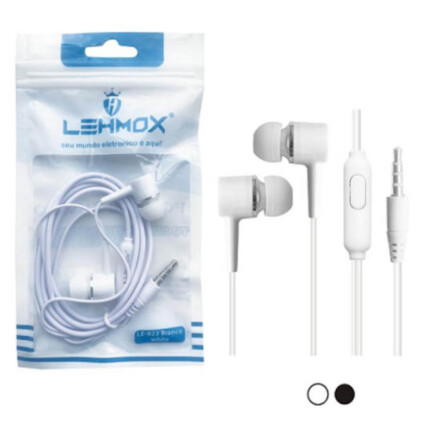 Fone de Ouvido com Microfone Lehmox - LE-823
