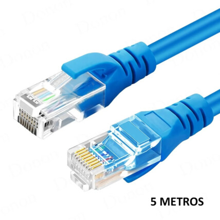 Cabo De Rede RJ45 com 5 Metros Cat 5e UTP - HONG TAI