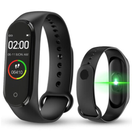 Smart Watch M4 Pulseira Inteligente Fitness com Monitor Cardíaco Bluetooth Knup - KP-SW/M4