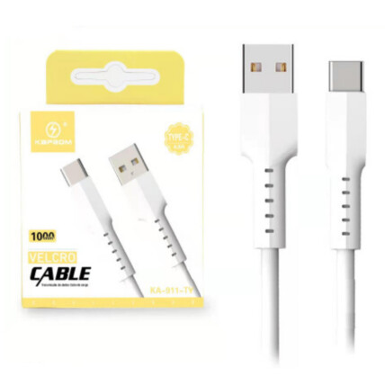 Cabo de Dados Type C com 1 Metro Kapbom - KA-911-TY