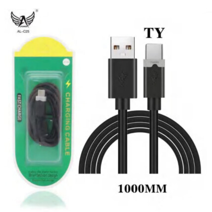 Cabo Tipo C Turbo 25W com 1 Metro Carregamento Rápido Altomex - AL-C25