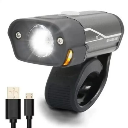 Lanterna Farol de Bicicleta Recarregável Usb Altomex - AL-B0188