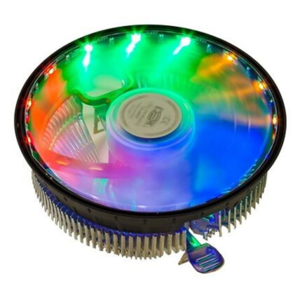 Cooler para Processador Intel 1150/1155/1156 com 15 Leds RGB Fan 120mm Dex - DX-7000