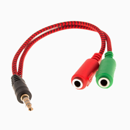 Cabo Adaptador 2 P2 x P3 para Fones e Headset Knup - KP-FPP01