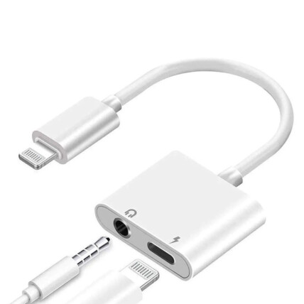 Cabo Adaptador P2 Lightning IOS para Áudio e Carregamento Verde - ZJT-IP8-02-Z