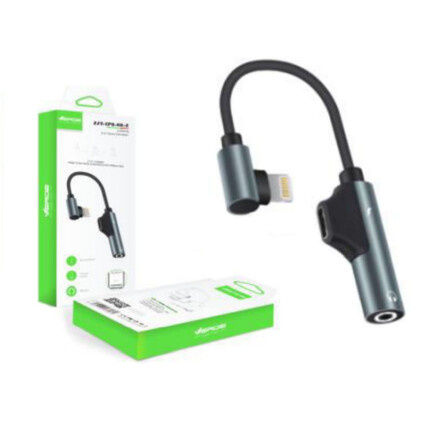 Adaptador Lightning P2 IOS Carregamento e Áudio Verde -ZJT-IP8-08-Z