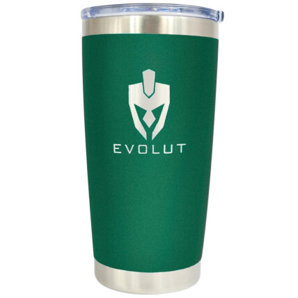 Copo Térmico de Aço Inoxidável 600ml Comum EVOLUT - VERDE