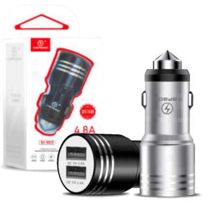 Carregador Veicular com 2 Portas USB 4.8A KAPBOM - KA-5020