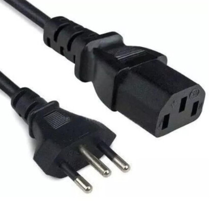 Cabo de Força para Fonte ATX e Monitor 3x0.5 com 1,5 Metros OD6.8 - 03497