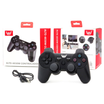Controle Joystick Dualshock Sem Fio para Ps3 Altomex - ALTO-6030W