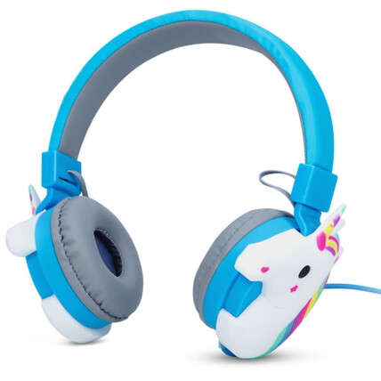 Headphone Teen Unicórnio Colorido com Fio P2 e Microfone 03652 - YLFS-20E