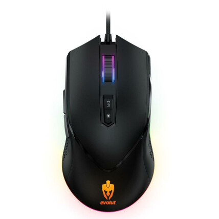 Mouse Gamer Programável Balder com Fio USB Led RGB e 7000 Dpi EVOLUT - EG107