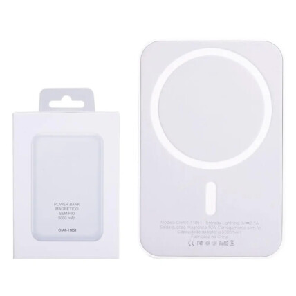 Power Bank Carregador por Indução Magnético 10W sem Fio 5000mAh INOVA - CHAR-11051