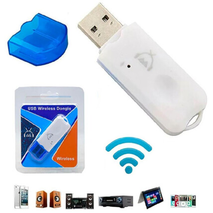 Adaptador USB Receptor de Música sem Fio Bluetooth Dongle - LBM-3 Reling