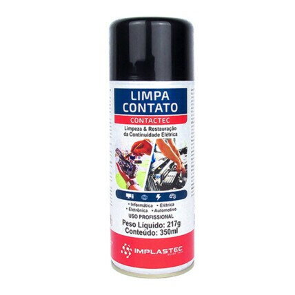 Limpa Contato para Eletrônicos Aerossol 217g 350ml Contactec - LT_217GX350ML
