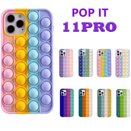 Capa para Iphone 11 Pro Anti Stress Silicone Flexível Pop It - 11PRO