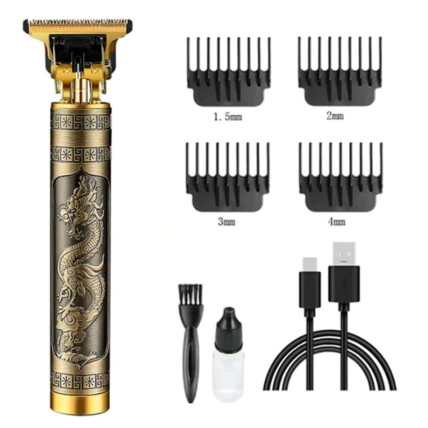 Máquina de Cortar Cabelo e Barba Recarregável Usb C INOVA - KV-131